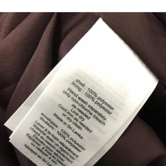 davids bridal, long black gown, polyester color truffle - Picture 4 of 15